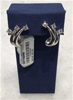 Earrings Recarlo Woman in White Gold Diamante E02TY352/050 - E02TY352/050